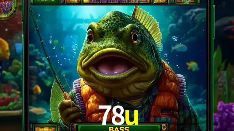 Personagem de peixe pescador do popular jogo de slot com tema de pescaria, uma das emocionantes opções de caça-níqueis para jogar e ganhar no cassino 78u.