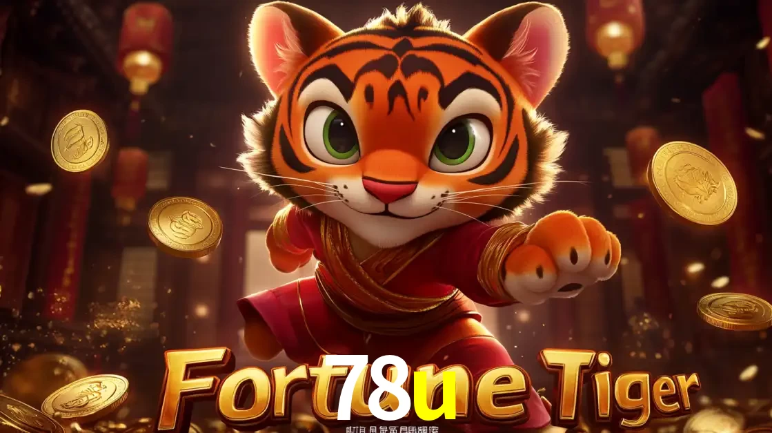 O carismático mascote do jogo de slot Fortune Tiger, um tigre fofo em pose de artes marciais, pronto para trazer sorte e multiplicadores de ganhos no cassino online 78u.